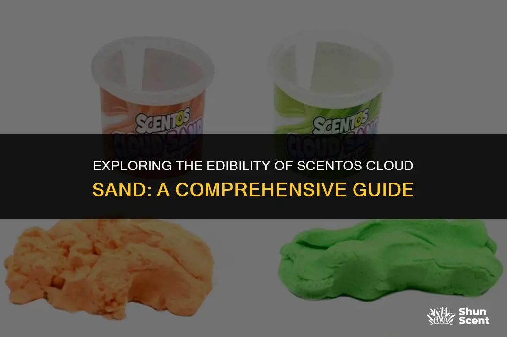 is scentos cloud sand edible