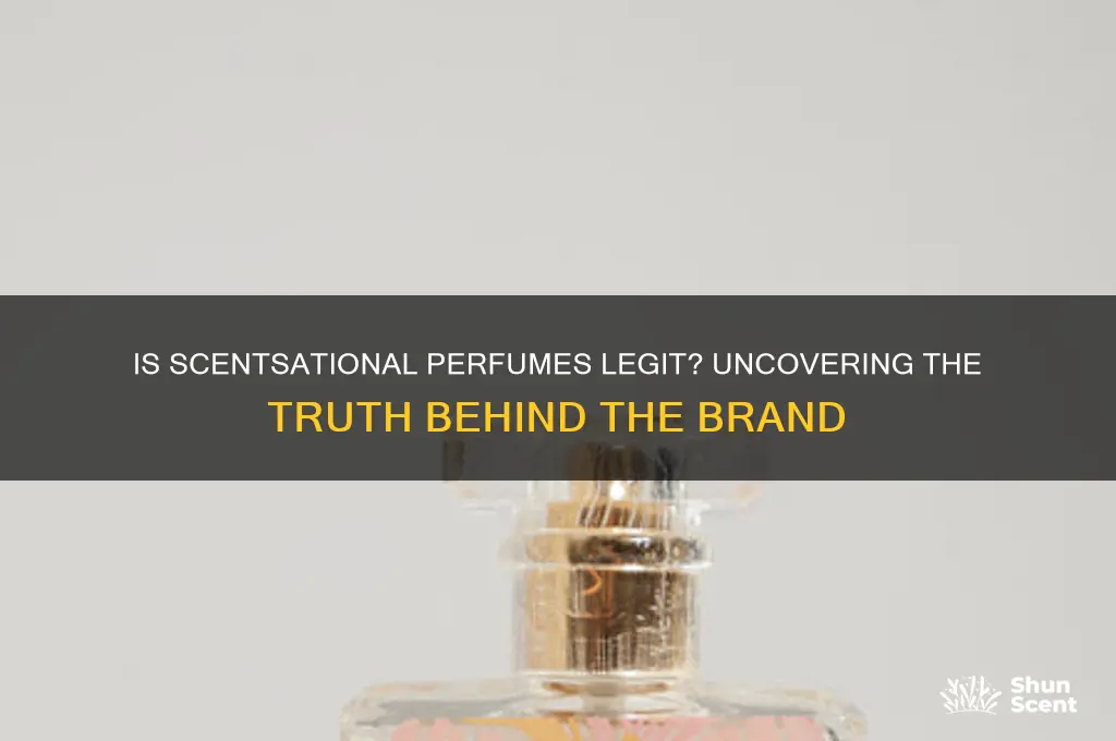 is scentsational perfumes genuine