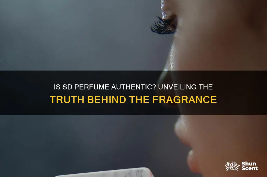 is sd perfume authentic