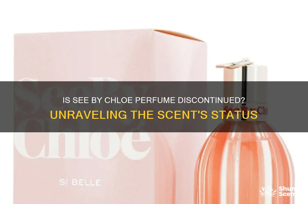 is see by chloe perfume discontinued