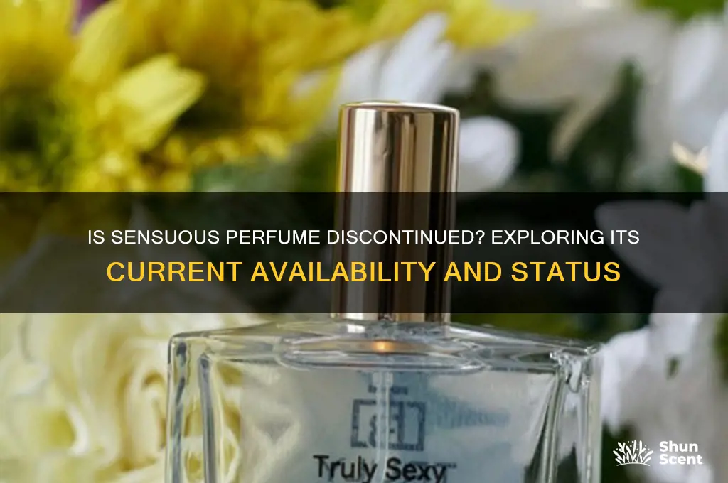 is sensuous perfume discontinued