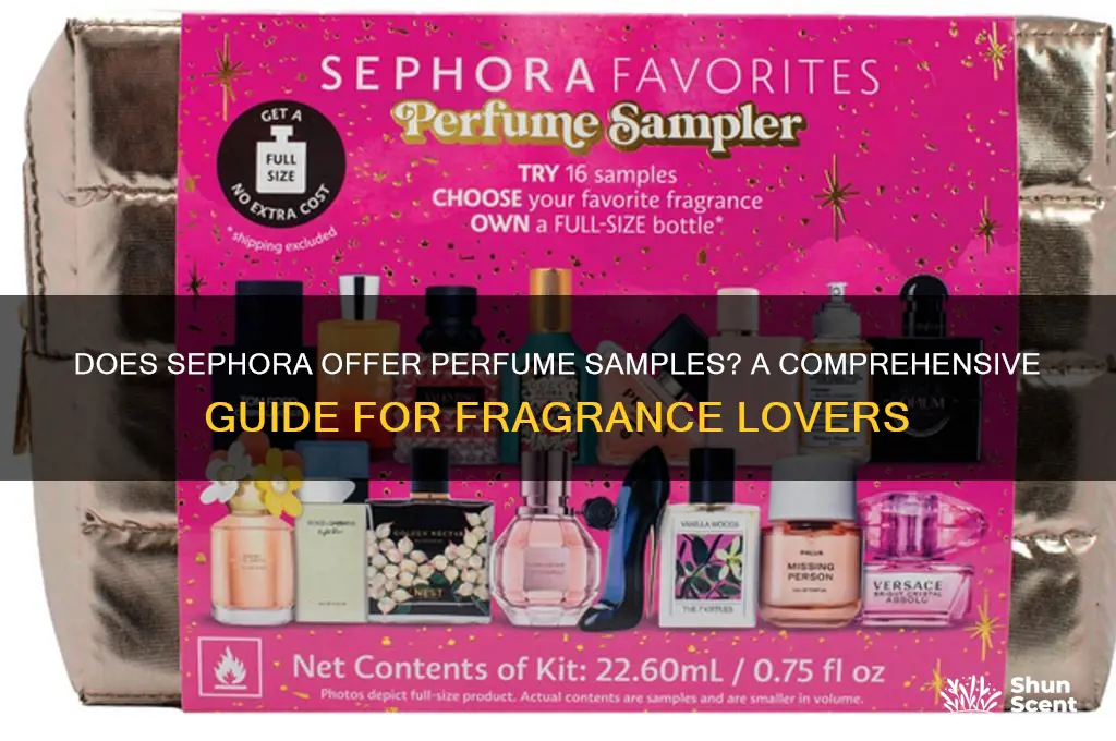 is sephora doing perfume samples