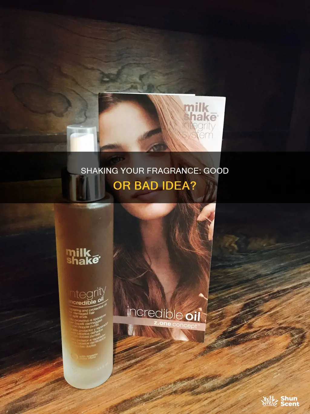 is shaking your fragrance bad