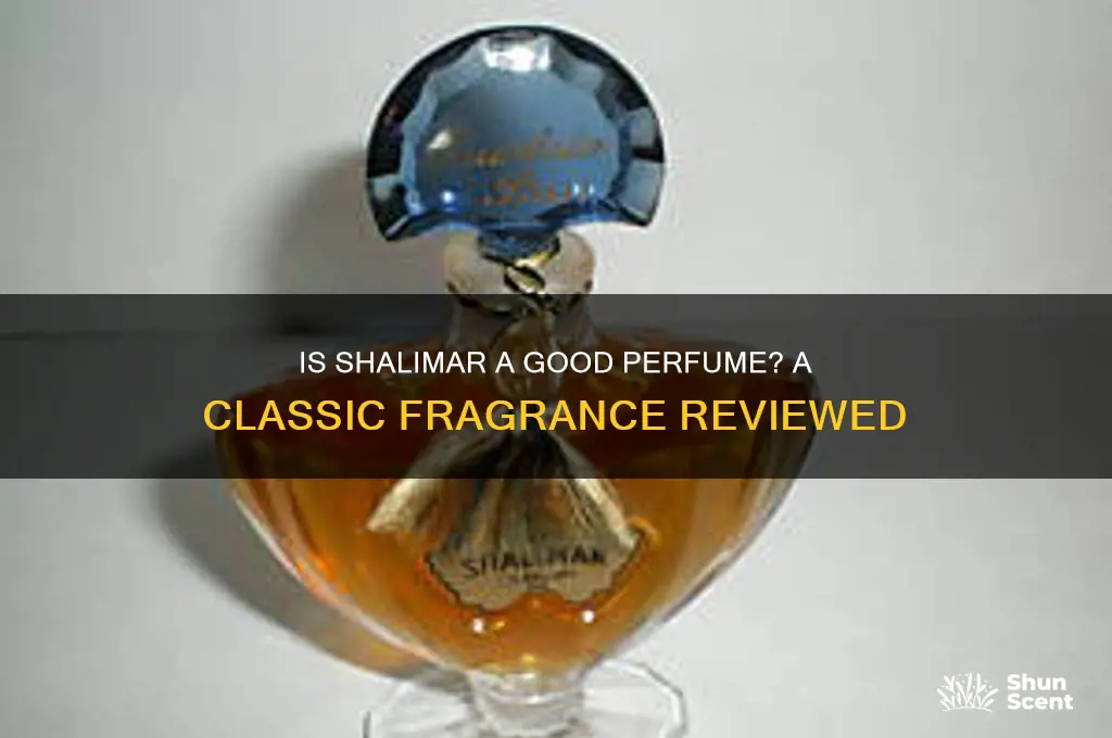 is shalimar a good perfume