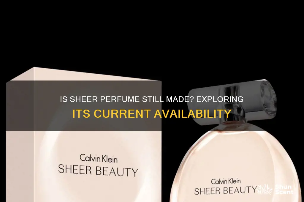 is sheer perfume still made