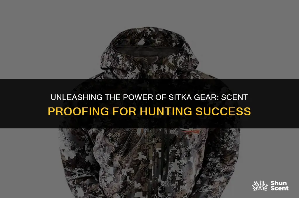 is sitka gear scent proof