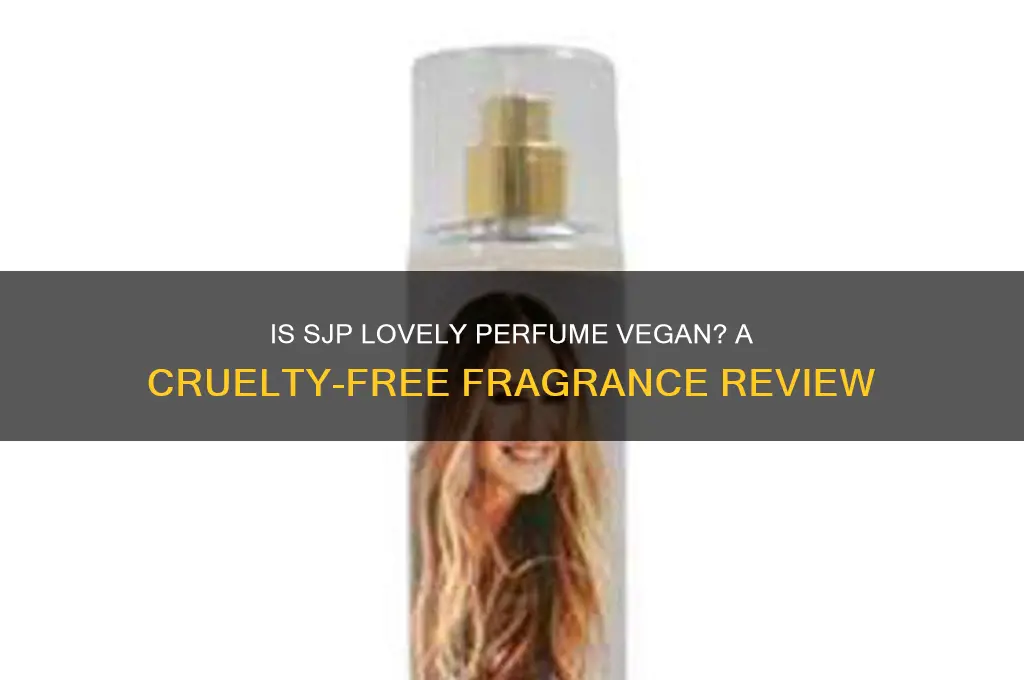 is sjp lovely perfume vegan