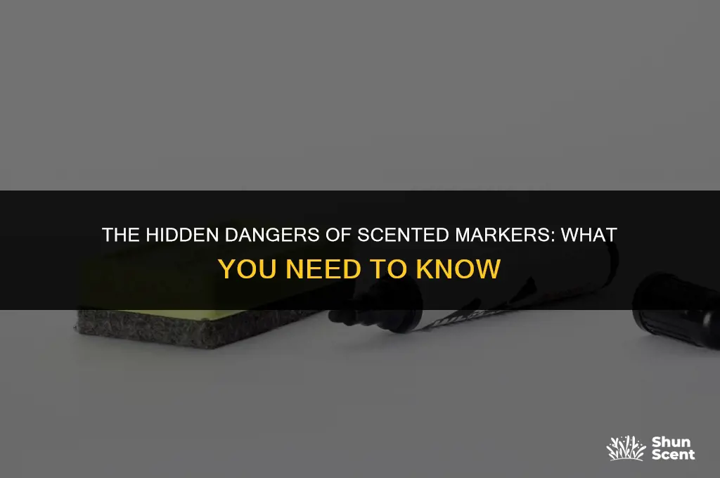 is smelling scented markers bad for you