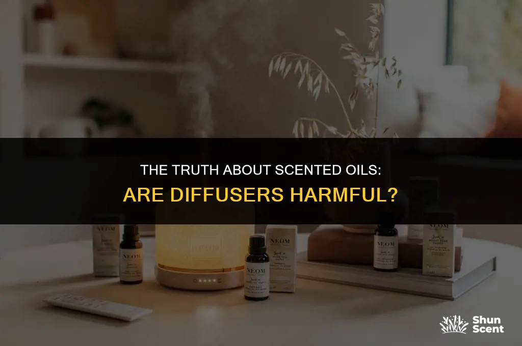 is smelling scented oils through diffuser bad for you