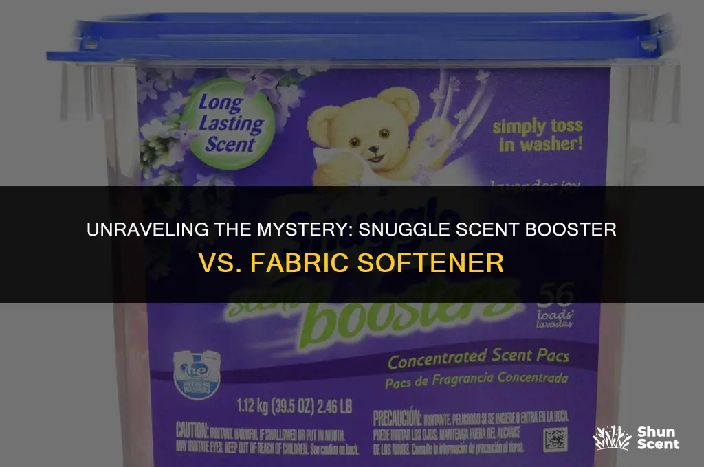 is snuggle scent booster a fabric softener
