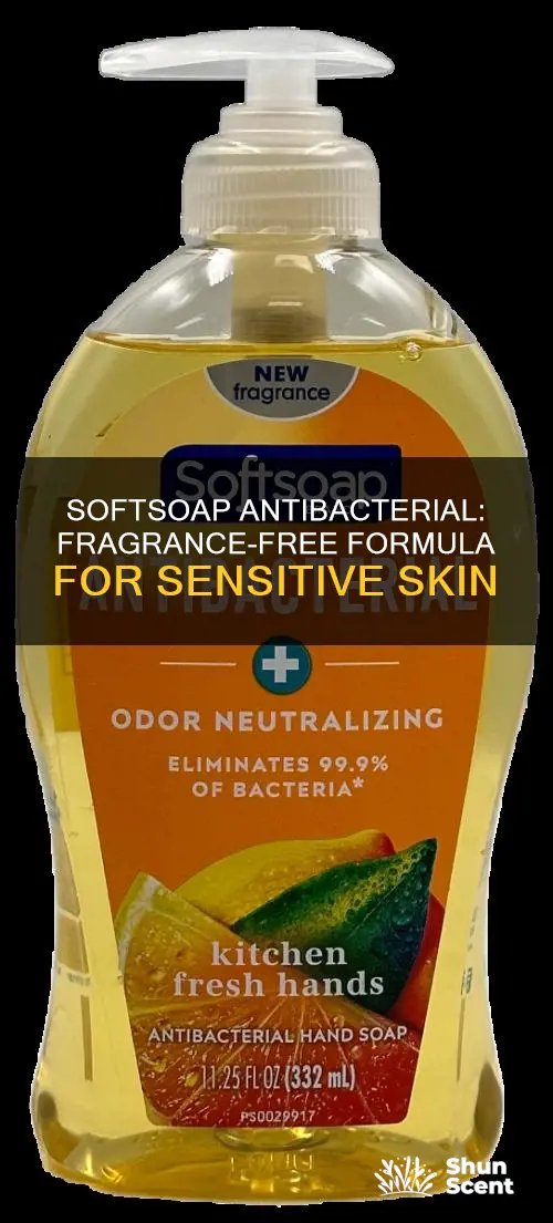 is softsoap antibacterial fragrance free