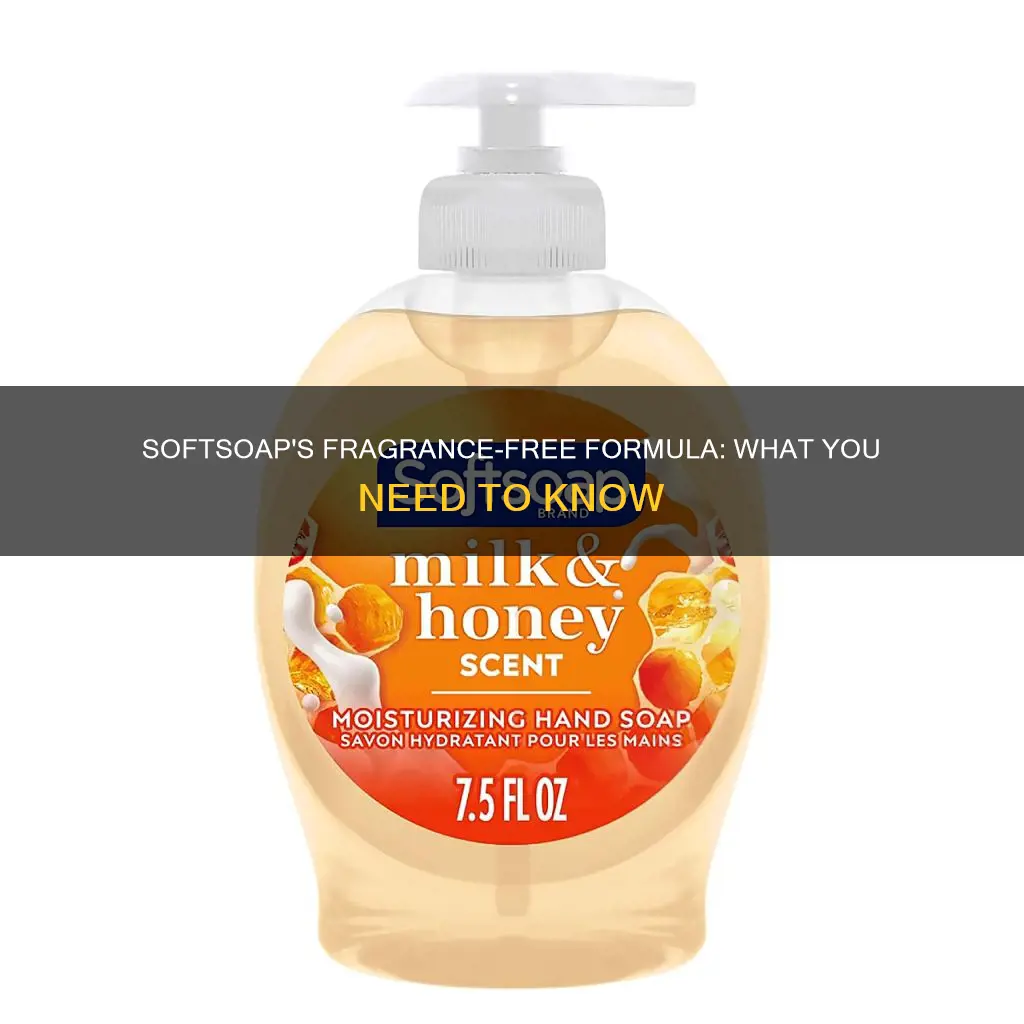 is softsoap fragrance free