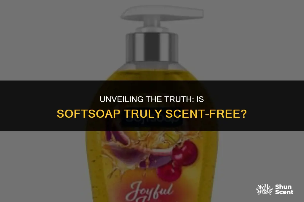 is softsoap scent free