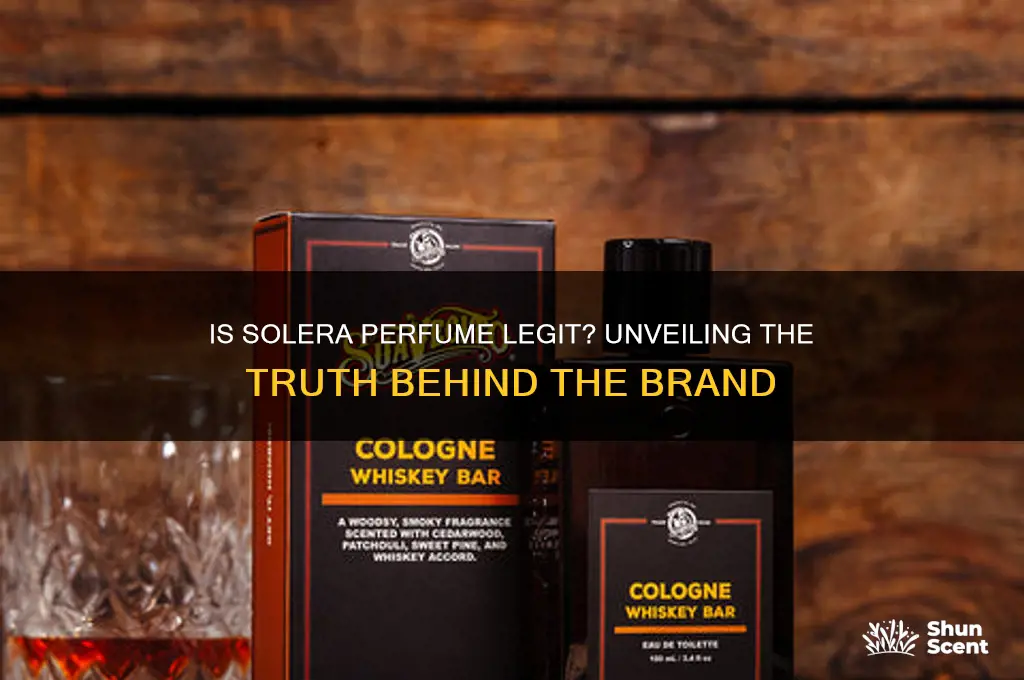 is solera perfume legit