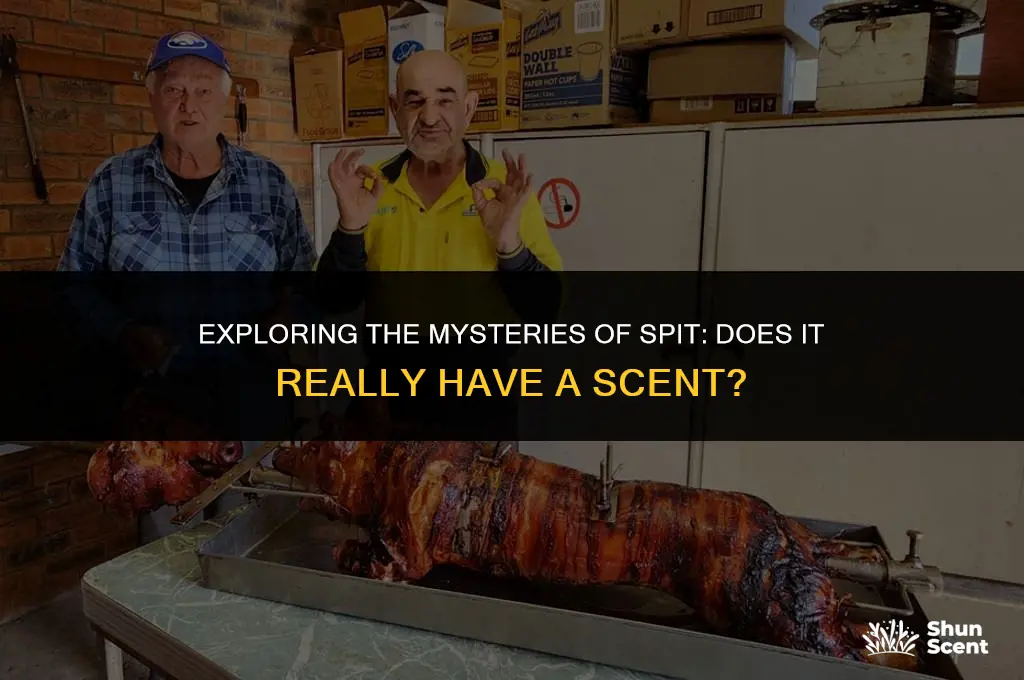 is spit supposed to have a scent
