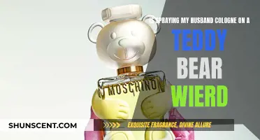 Scented Teddy: My Husband's Cologne, My Comfort