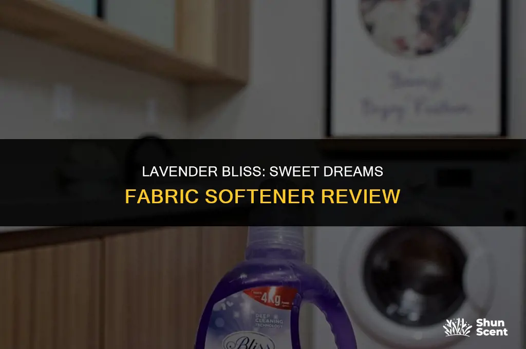 is sweet dreams fabric softener lavender scented