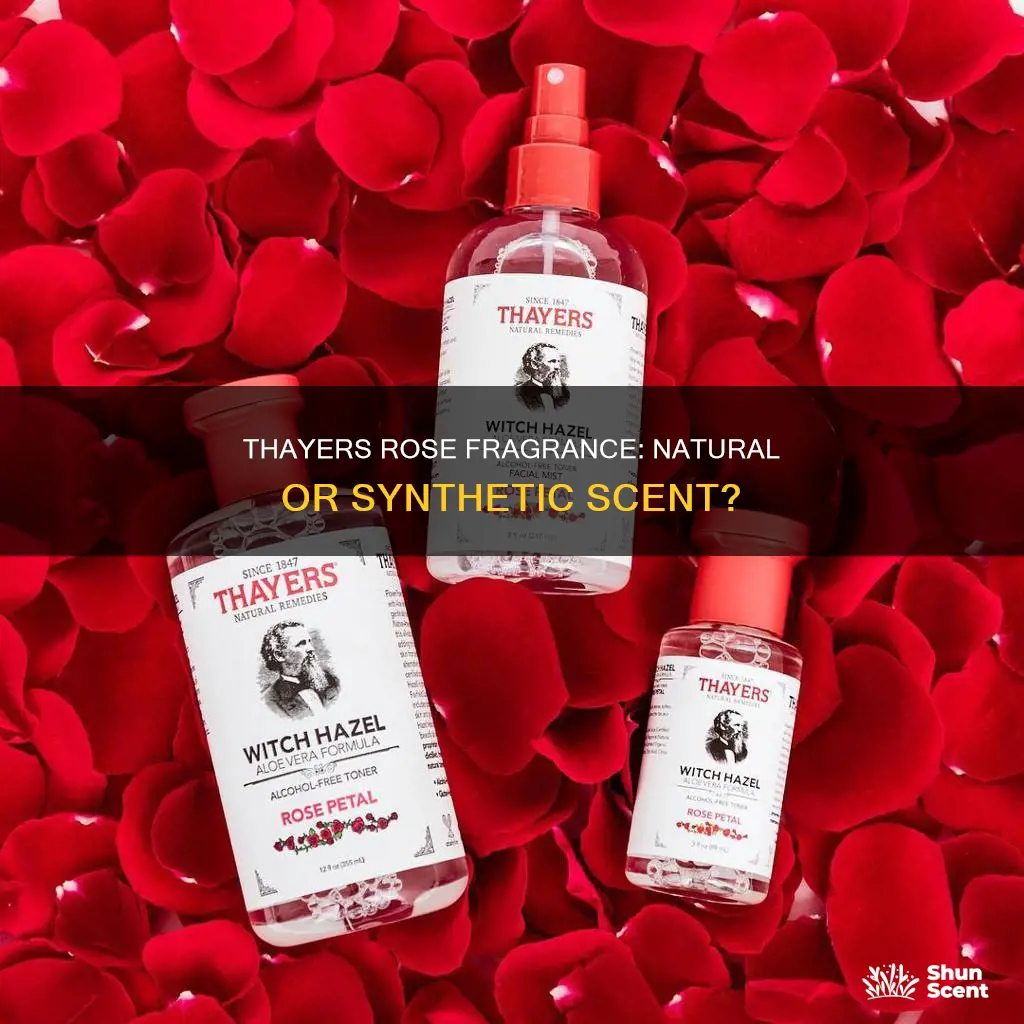 is thayers rose fragrance really natural
