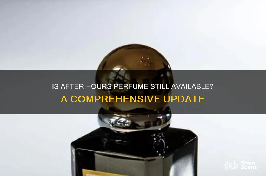 is the after hours perfume still available