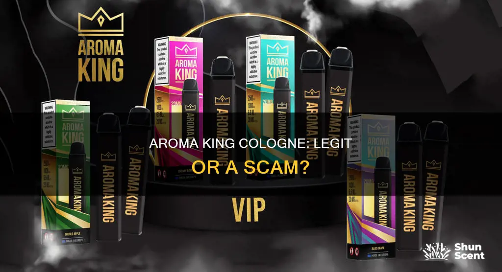 is the aroma king cologne legit