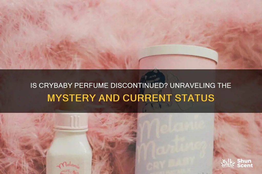 is the crybaby perfume discontinued