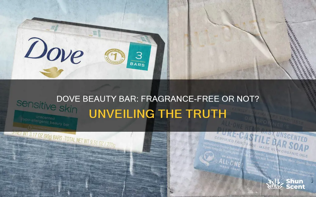 is the dove beauty bar soap fragrance free