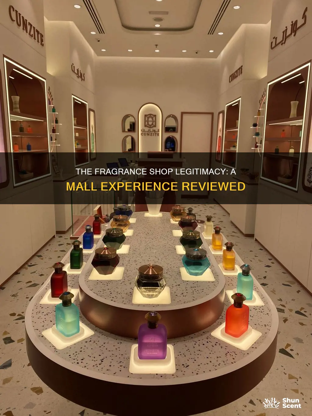 is the fragrance shop in the mall legit