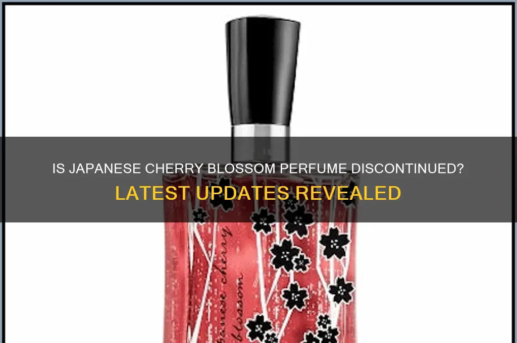 is the japanese cherry blossom perfume retired