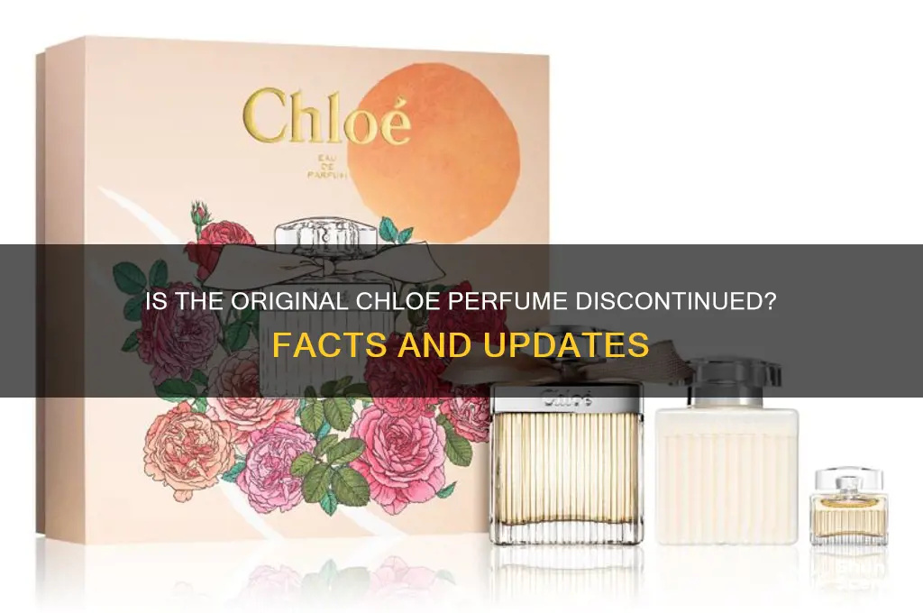 is the original chloe perfume discontinued