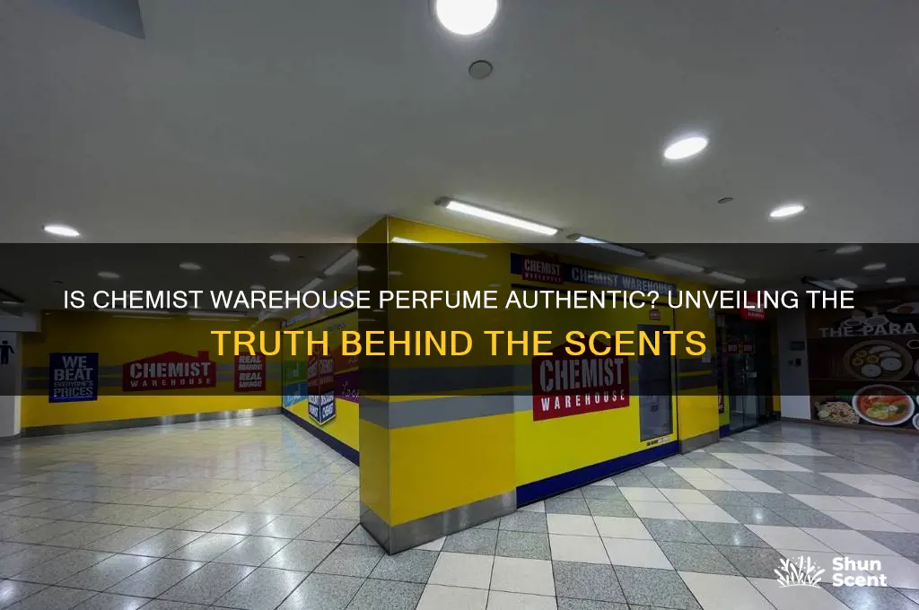 is the perfume at chemist warehouse real