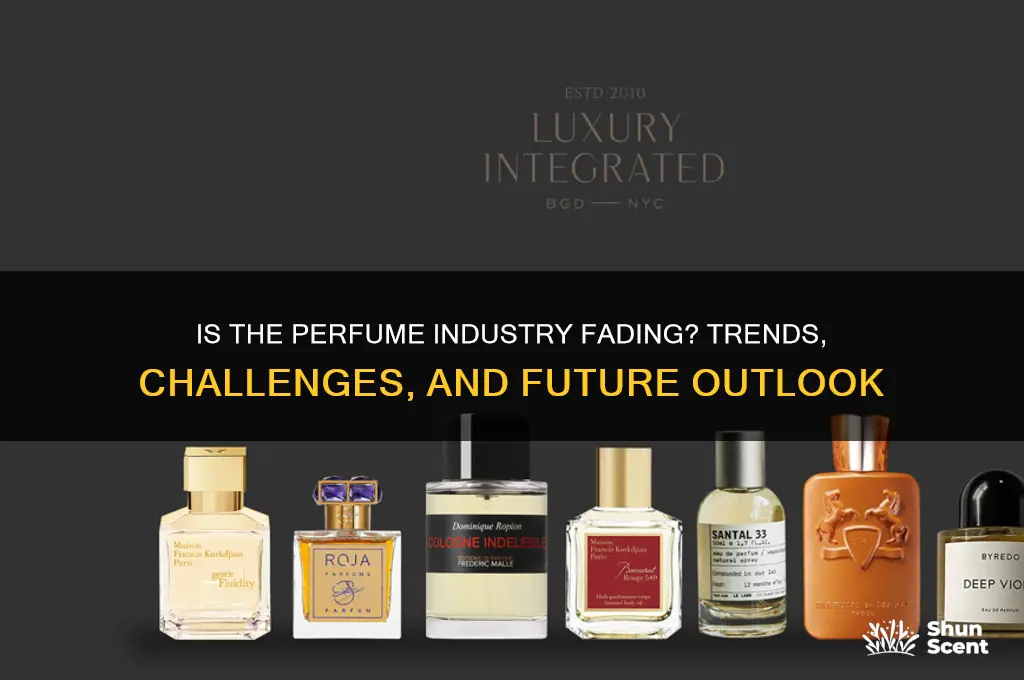 is the perfume industry dying