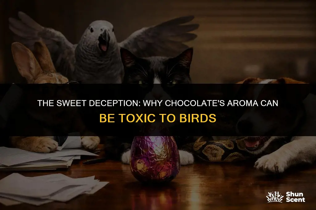 is the scent of chocolate bad for birds