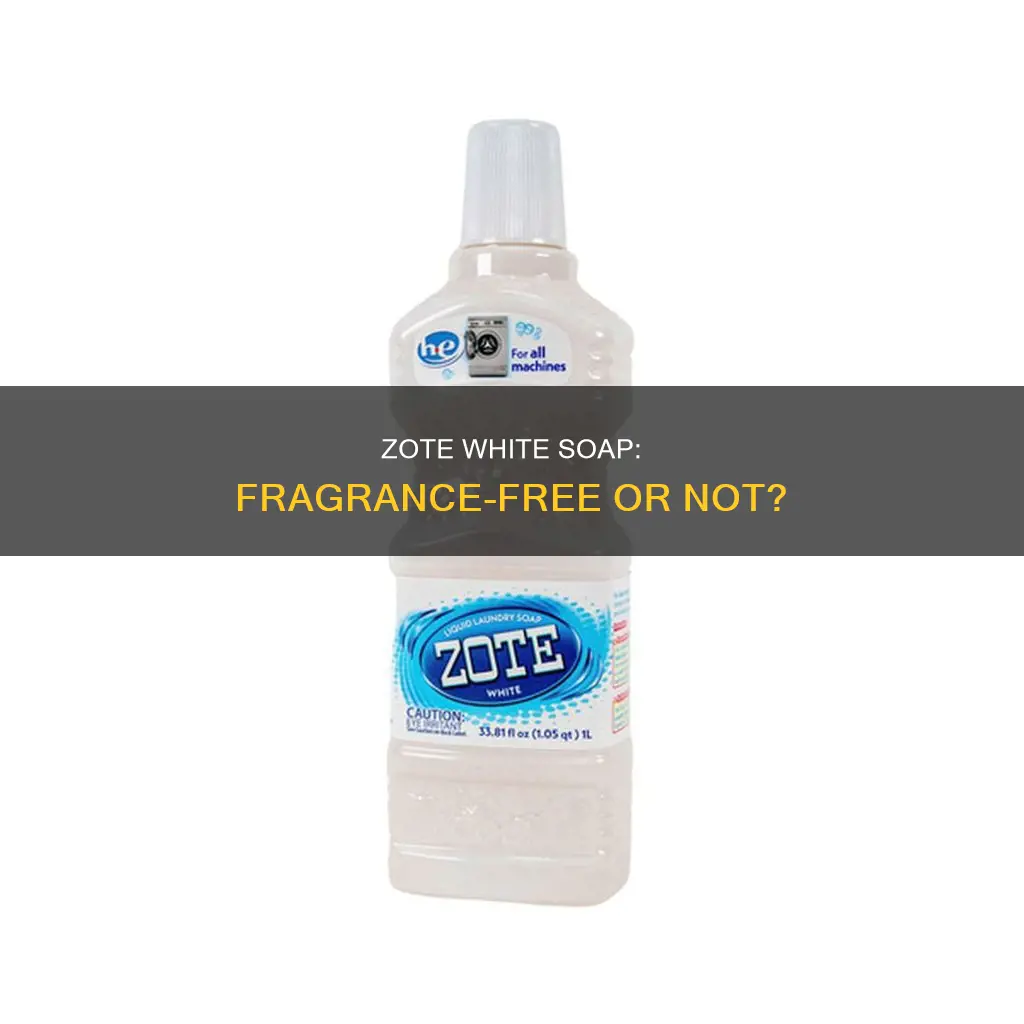 is the white zote soap fragrance free
