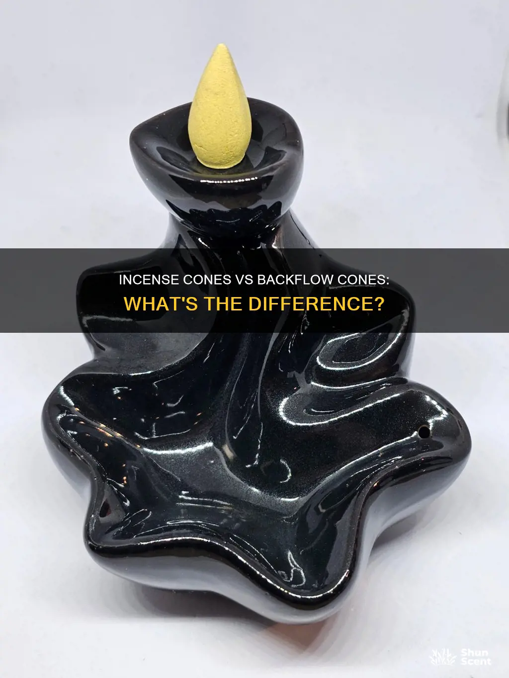 is there a difference between incense cones and backflow cones