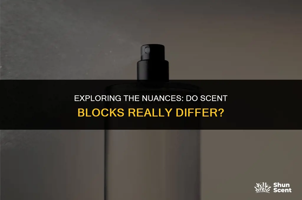 is there a difference in scent blocks