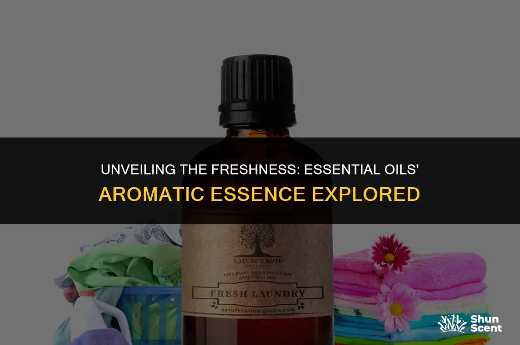 is there a fresh scent of essnetial oil