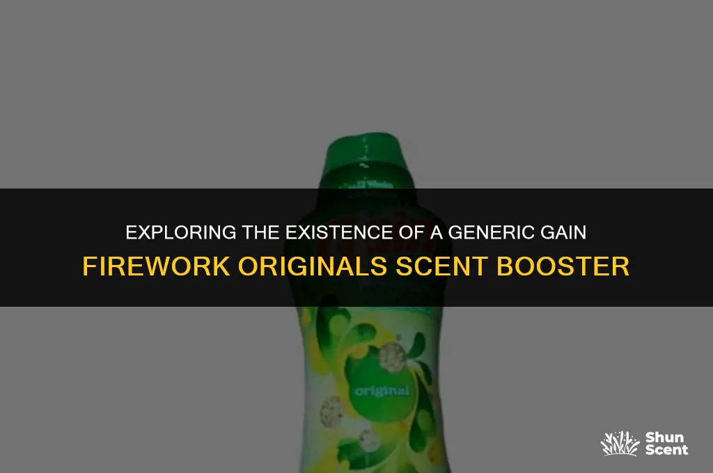 is there a generic gain firework originals scent booster