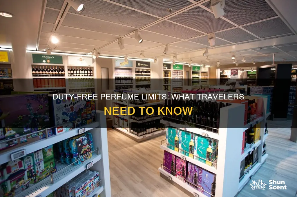 is there a limit on perfume duty free
