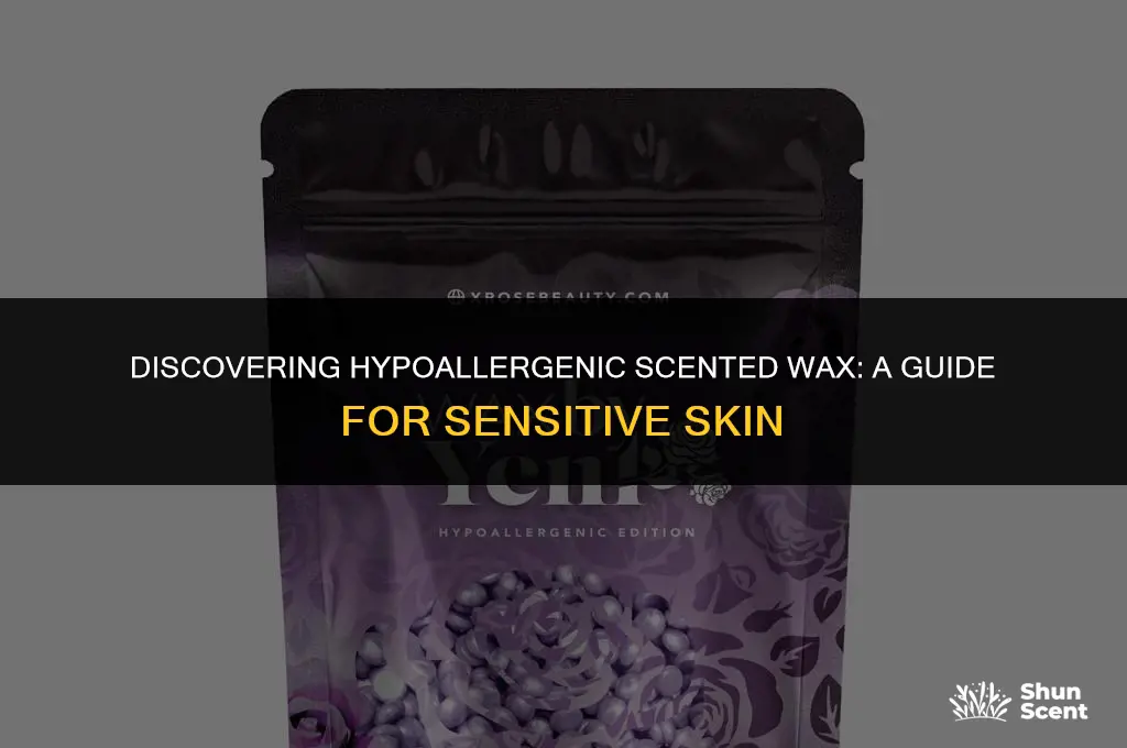 is there a nonallergenic scented wax