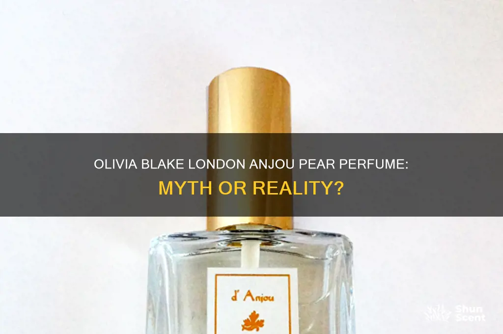 is there a olivia blake london anjou pear perfume