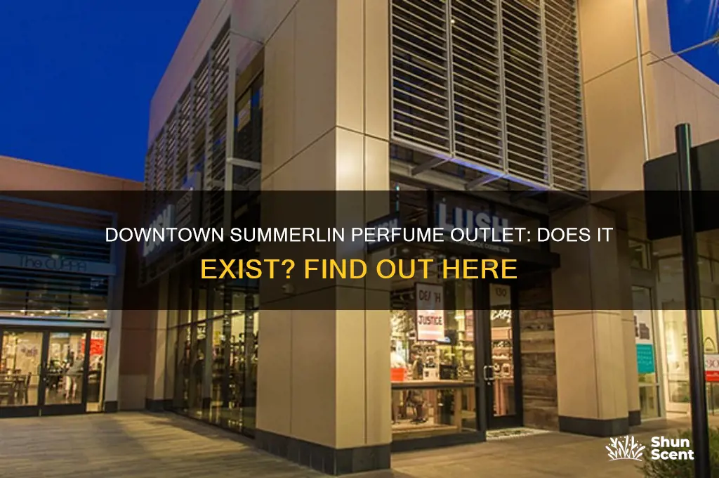 is there a perfume outlet at downtown summerlim