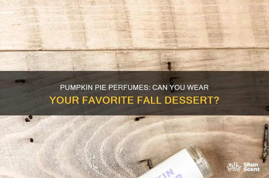 is there a perfume that smes like pumpkin pie