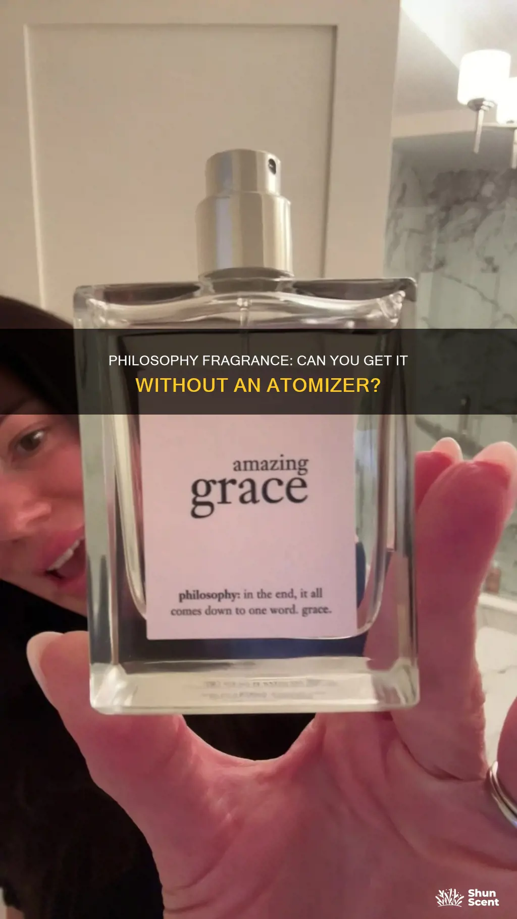 is there a philosophy fragrance without an atomizer