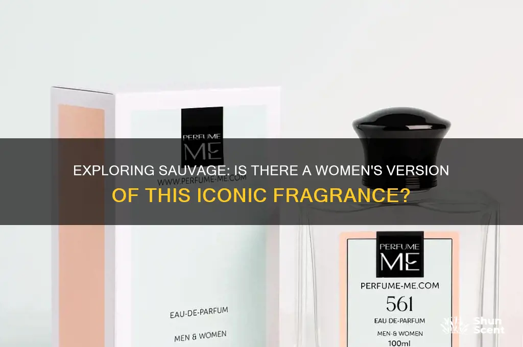 is there a sauvage perfume for women