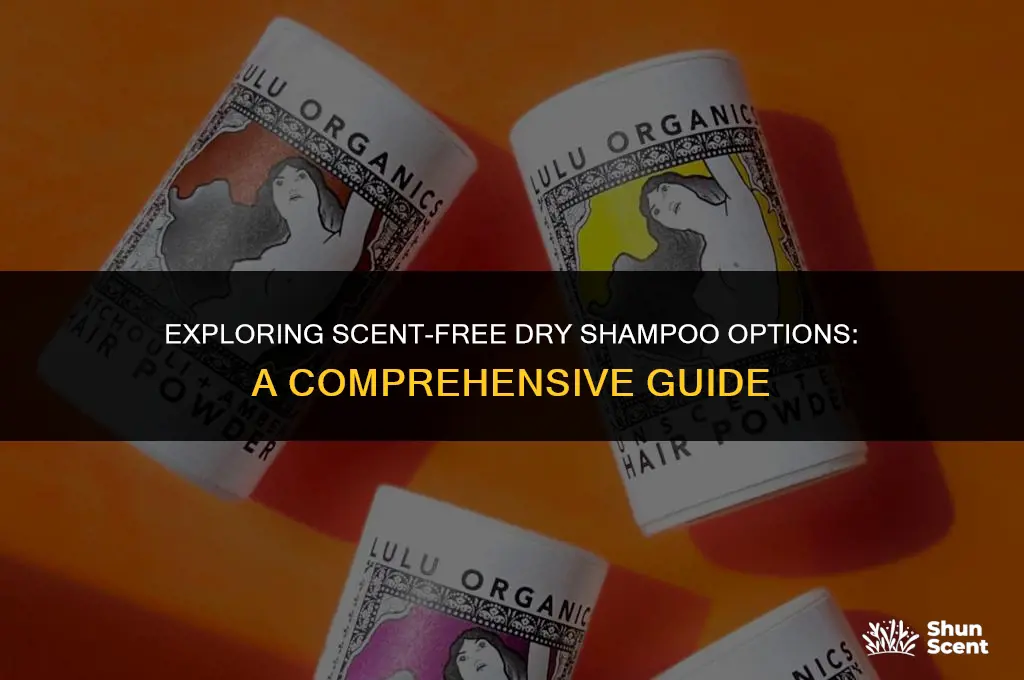 is there a scent free dry shampoo