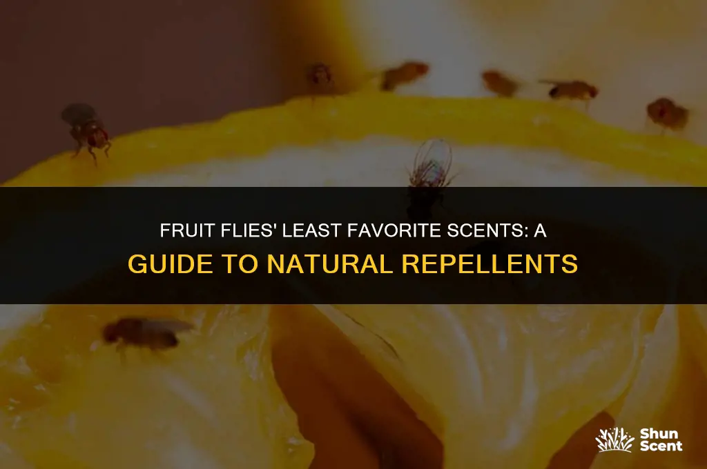 is there a scent that fruit flies hate