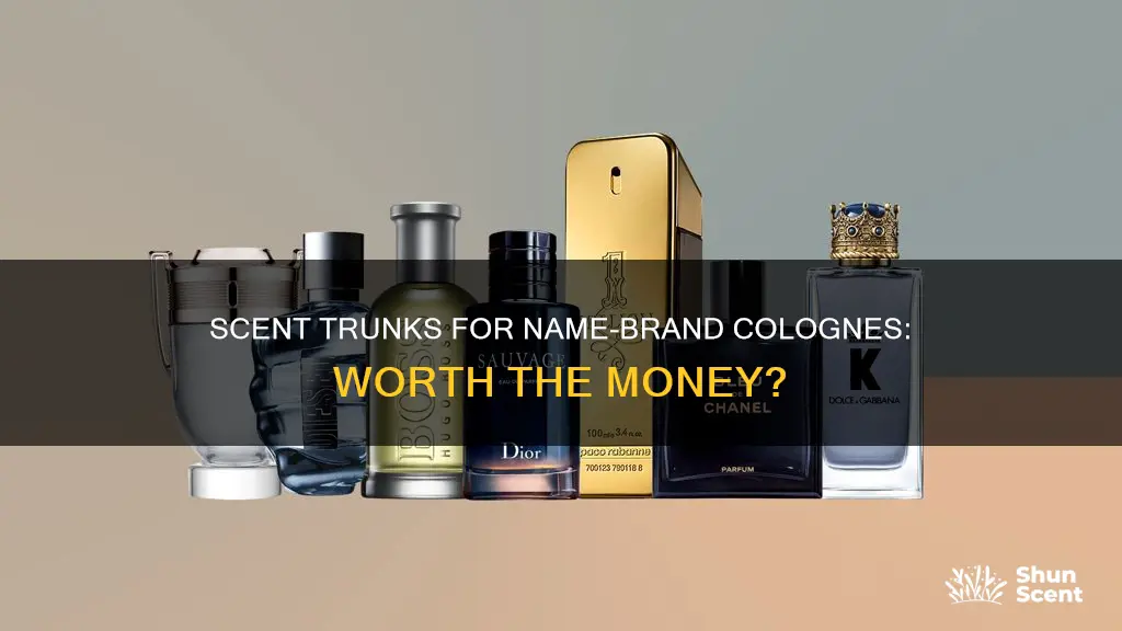 is there a scent trunk for name brand colognes