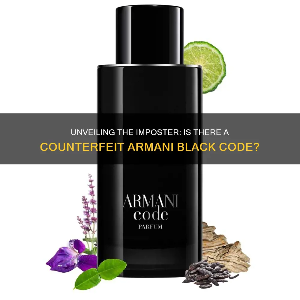 is there an imposter fragrance of armani black code