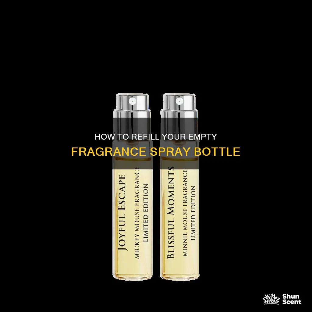 is there any way to refill a fragrance spray bottle