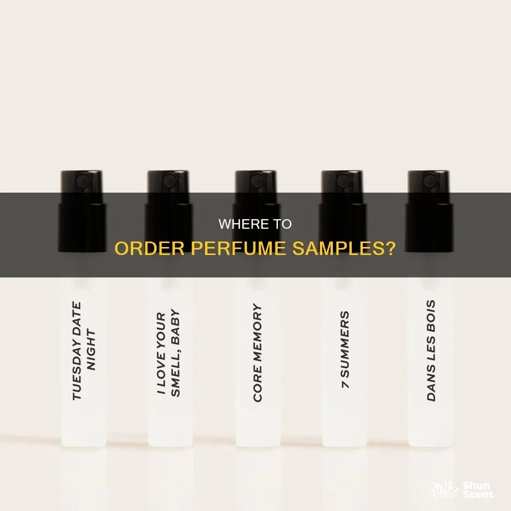 is there anywhere you can order perfume samp es
